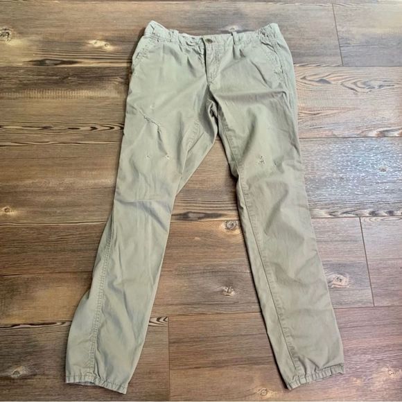 Ann Taylor LOFT Distressed Boyfriend
Olive Pants Size 2 - Picture 1 of 11